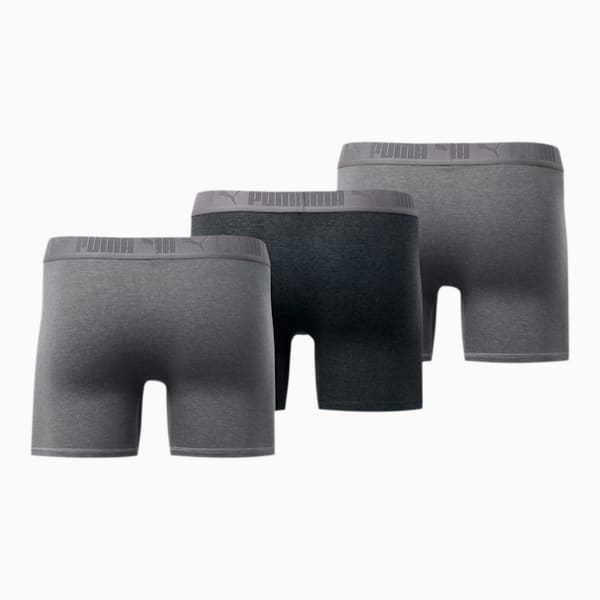 Men's Heathered Sport Mesh Boxer Briefs [3 Pack], GREY / BLACK, extralarge